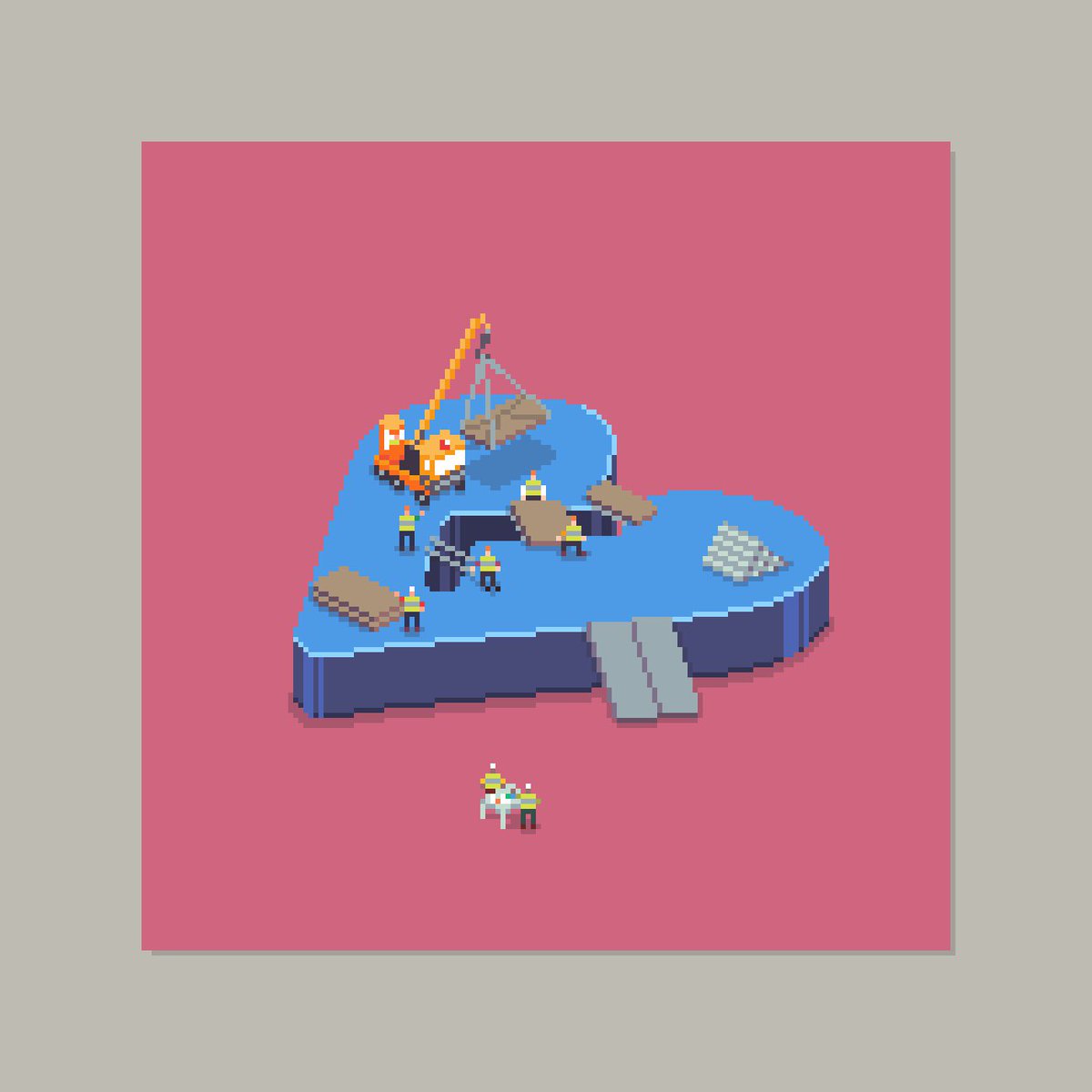 P1XEL Scrapbook - New Drop✨

• Fix You.

Special piece for #TeZQuakeAid.
Raising funds for help people in
Turkey and Syria who affected
by the earthquakes in 2023.

On <a href="/objktcom/">objkt</a>
2 $XTZ | 100 Eds.

🔗 objkt.com/asset/KT1Qz9Wu…

#NFTCommunity #tezos #pixelart #CleanNFT #P1P1XEL

💙