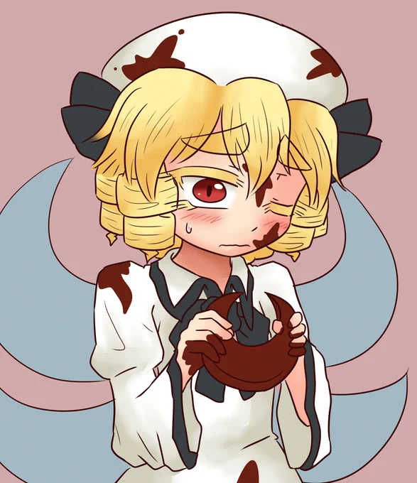 チョコを作ったけどいろいろ失敗して渡し辛いルナチャイルド 