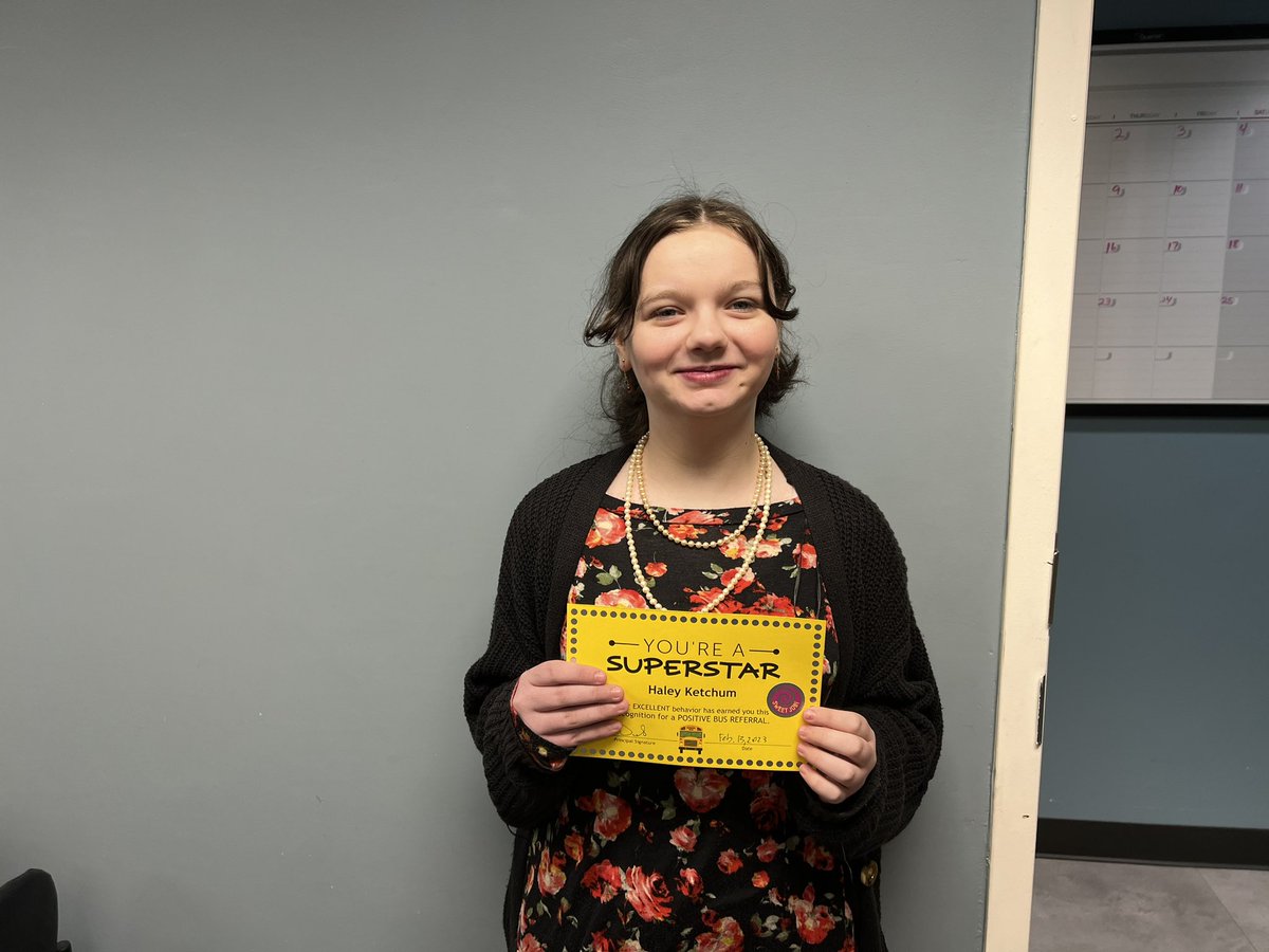 CoachTimmer's tweet photo. Great we have some amazing students @HenryMossMiddle Our bus drivers have recognized these 7th graders for their consistent and amazing behavior on the bush. https://t.co/1eJNs0vye7