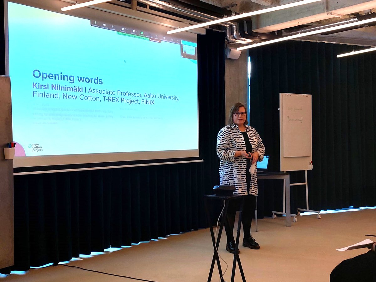 TextileETP's tweet image. Today, we attended a policy roundtable on collection &amp;amp; sorting of post-consumer textiles👖

Hosted by the @project_cotton, the roundtable focused on the experience of other 🇪🇺projects (@scirt_project, @CISUTAC) bringing data on their results &amp;amp; policy insights.