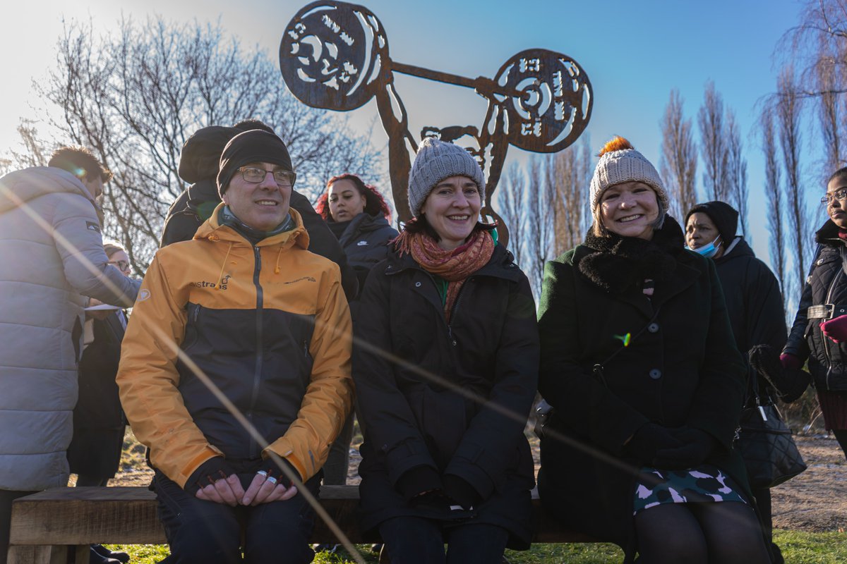 ExtendedAgency's tweet photo. Late last month we had the pleasure of shooting with the amazing Olympic, World, European and Commonwealth medalist @Brownskinjessie as her new portrait bench was launched in Basford by @SustransEMids @Sustrans. Look out for an interview with Emily in @LeftLion soon... https://t.co/OGIRSFPBLu