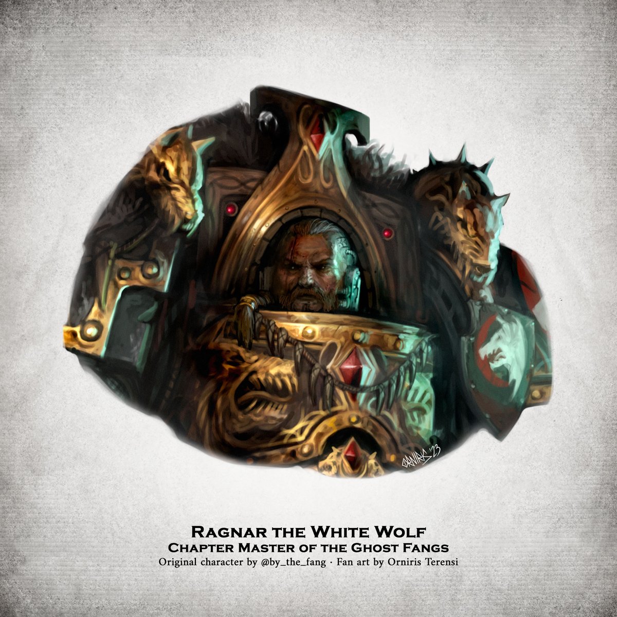 OrnirisTerensi's tweet photo. Character illustration for by_the_fang 🐺 https://t.co/j7XrD2lwrW
#warhammer #warhammerart #warhammerfanart #warhammer40000 #warhammer40k #spacemarines #paintingwarhammer #characterart #characterillustration #spacemarinesterminator #spacewolves #conceptart #chaptermaster https://t.co/CL361NHJCJ