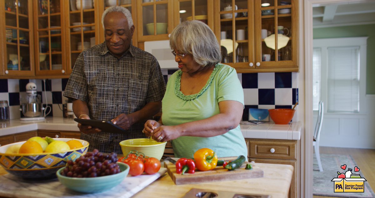 PAAgriculture's tweet photo. Food impacts your health. Don’t compromise. Let the #SeniorFoodBox program support you by providing monthly food packages, tailored to your age group, so you get the nutrition you need.
✅Sign up today: https://t.co/W5O8eZPhPl https://t.co/NEhh4pJfgX