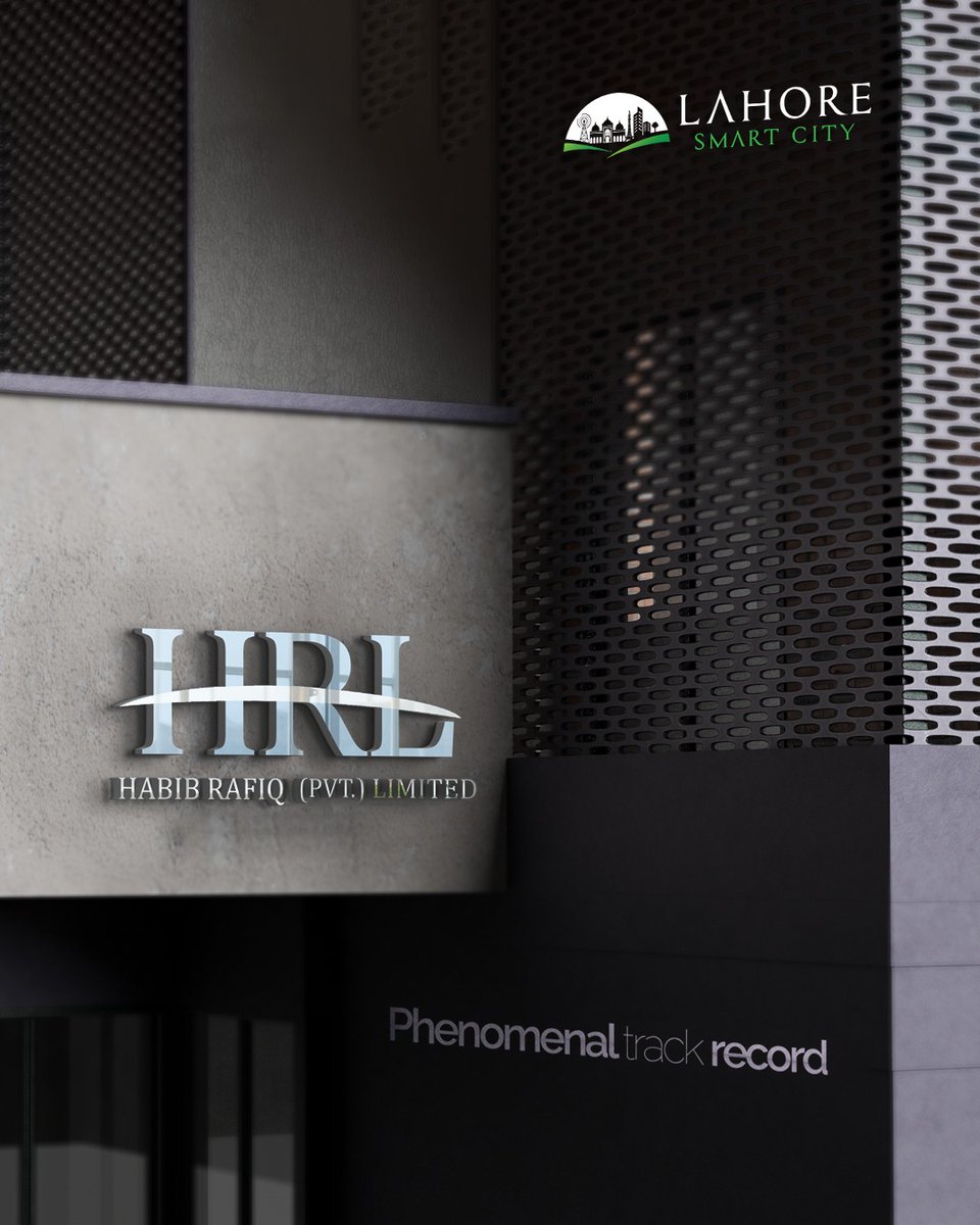 The finest developers have set forth for the most lucrative venture in Pakistan Real Estate. With Habib Rafique Limited (HRL), The Smart City is bound to reach greater heights.

#HRL #HabibRafiq #SmartCity #LahoreSmartCity #SmartCity #PakistanRealEstate #RealEstate