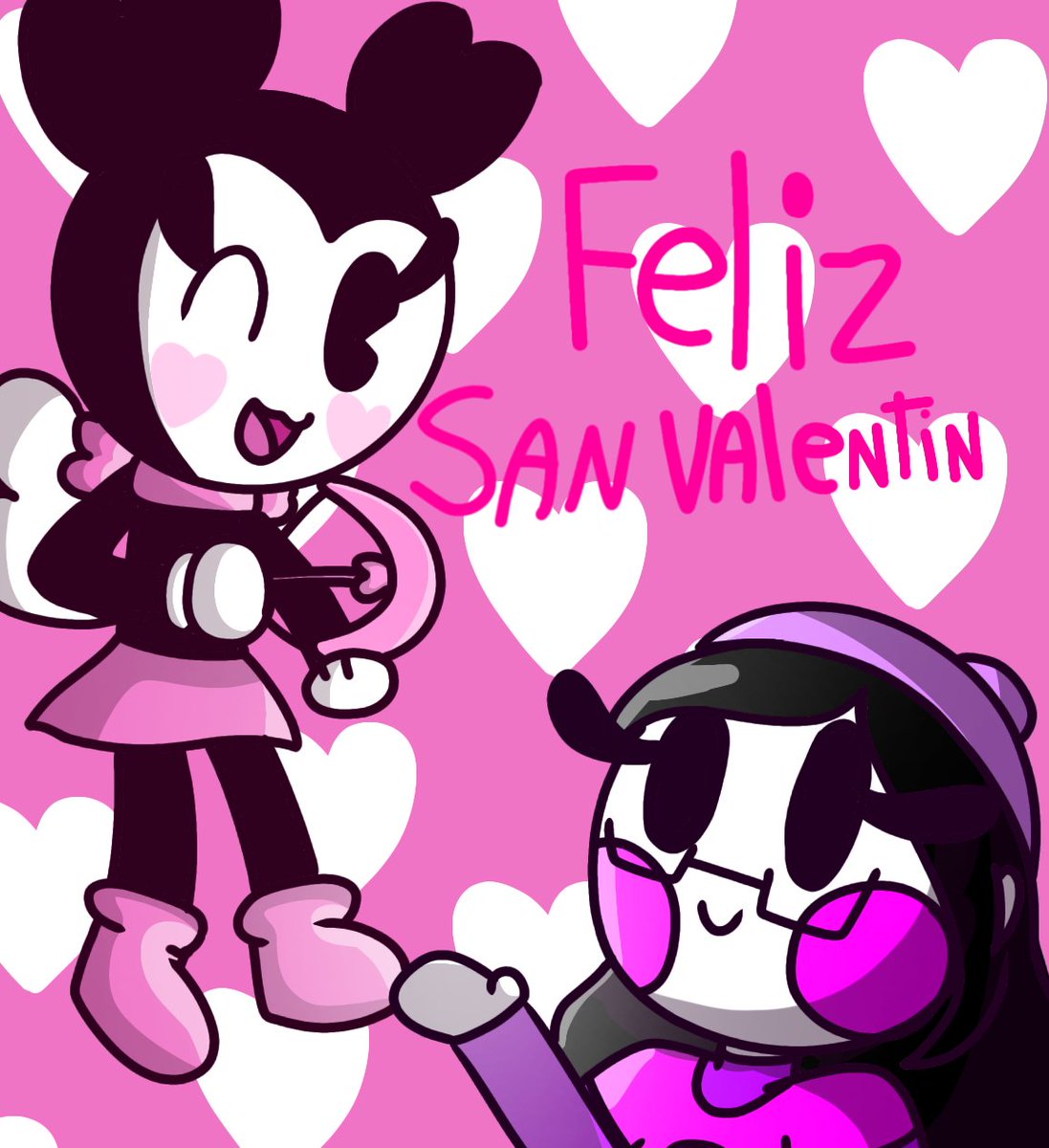 Feliz San Valentín a todos

#oc #originalcharacter #toonoc #digitaldrawing #14DeFebrero #ValentinesDay #drawing