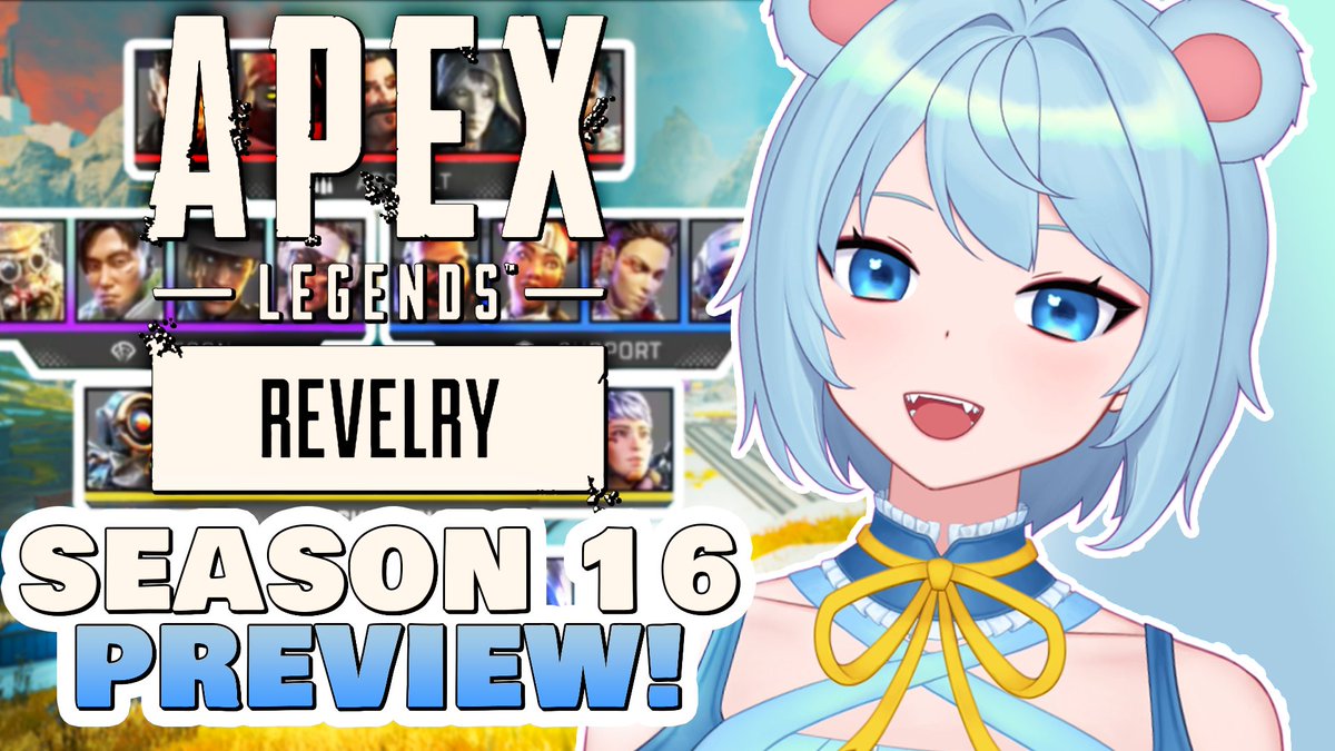 💙VIDEO IS LIVE!

Get hyped with this sneak peak of the new season launching today! 

Thank you all who came to the premiere!

#VtuberEN #ApexLegends #ApexLegendsSeason16