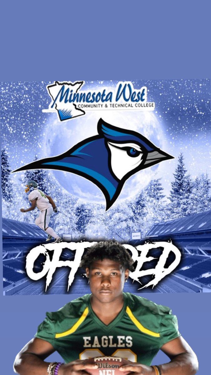 After a Great talk with <a href="/CoachBDeVries/">Ben DeVries</a> 
Im excited to announce this officiall offer to Play football At Minnesota West