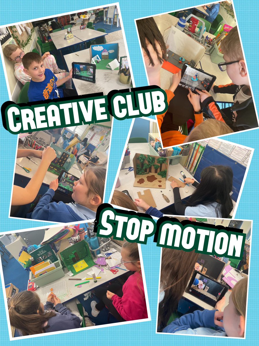 Some fantastic short clips filmed using stop motion in creative club this afternoon! @MCPS_year6 @MCPS_year5 @ICT_MrP