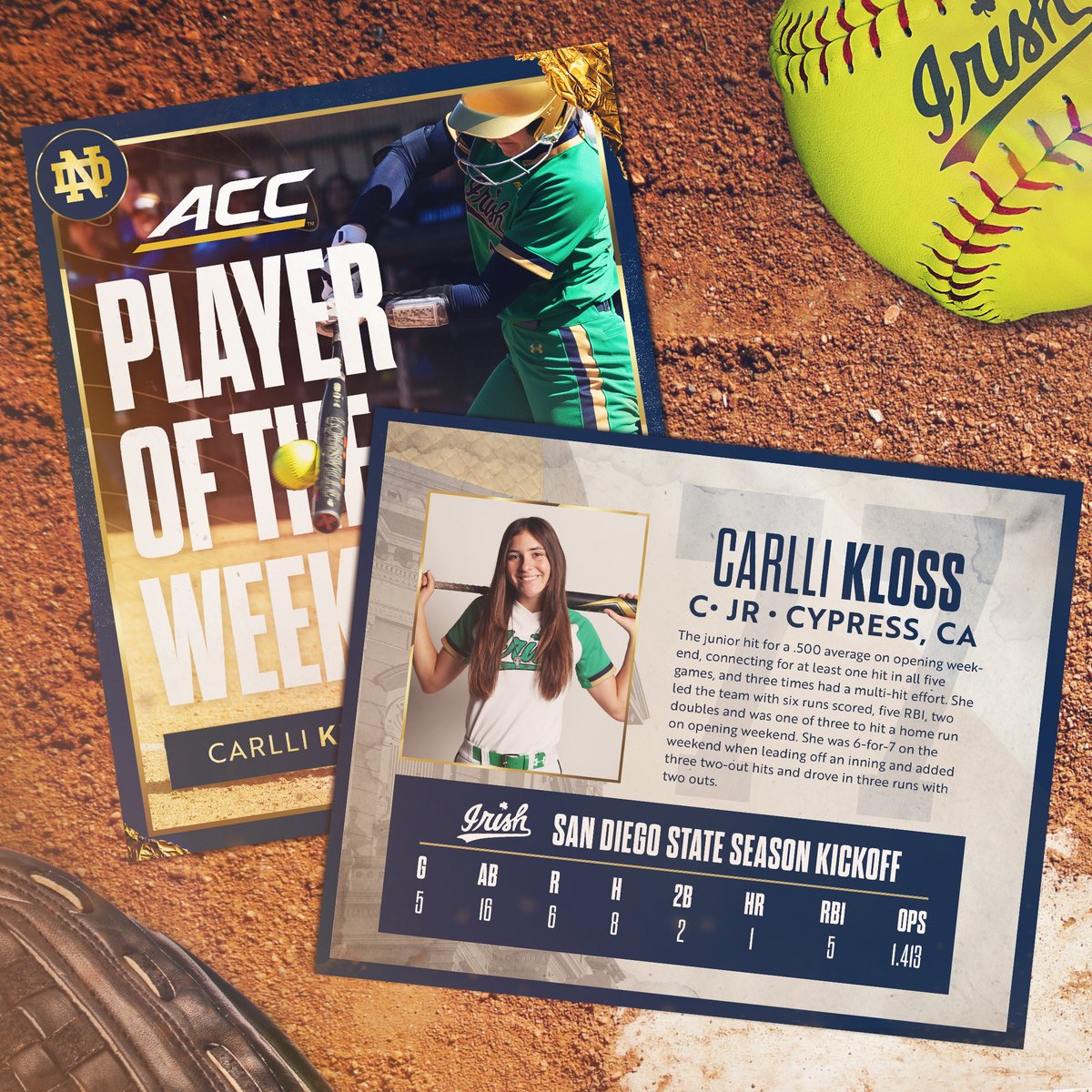 NDsoftball's tweet photo. Just the beginning

https://t.co/Wz5uh8I2VP

#GoIrish☘️ https://t.co/Cj495KsBxl