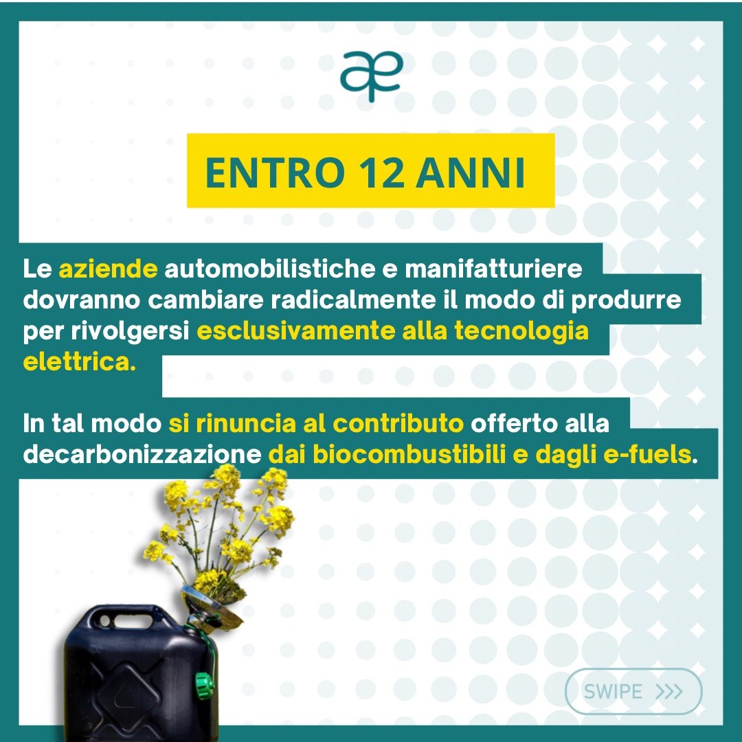 Assopetroli's tweet photo. Stop al motore #endotermico. Quali sono le conseguenze? 🚙

🔗 https://t.co/7sEgkPxA9N https://t.co/tE4aYdvdSS