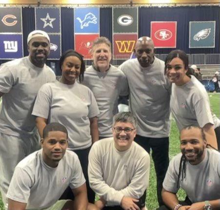 keithelias20's tweet photo. Photos from SB LVII including pics from our Family and Football event partnering with @AllProDad #NFLdads https://t.co/WmVJqXolIz