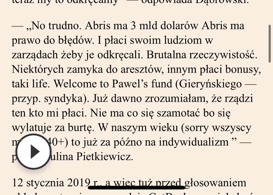 catherine1rubio's tweet photo. Paulina Pietkiewicz - tak, jak zamknęliście Konrada Kąkolewskiego, Annę Paczuską i Piotra Osieckiego? Dobrze, że dała to na papierze ) @Abris #Getback https://t.co/cIzkcfmkG2