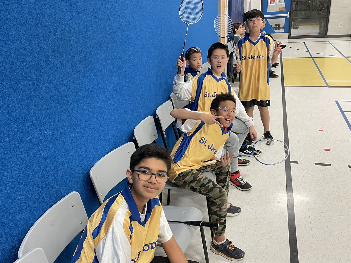 Sean Rousselle (@seanrousselle) on Twitter photo Here is some early Lions Badminton action at St. Dominic! Let’s just say there was some great excitement! So proud of these players! <a href="/StJeromeOCSB/">St. Jerome School</a> #JERPride Here is some early Lions Badminton action at St. Dominic! Let’s just say there was some great excitement! So proud of these players! <a href="/StJeromeOCSB/">St. Jerome School</a> #JERPride