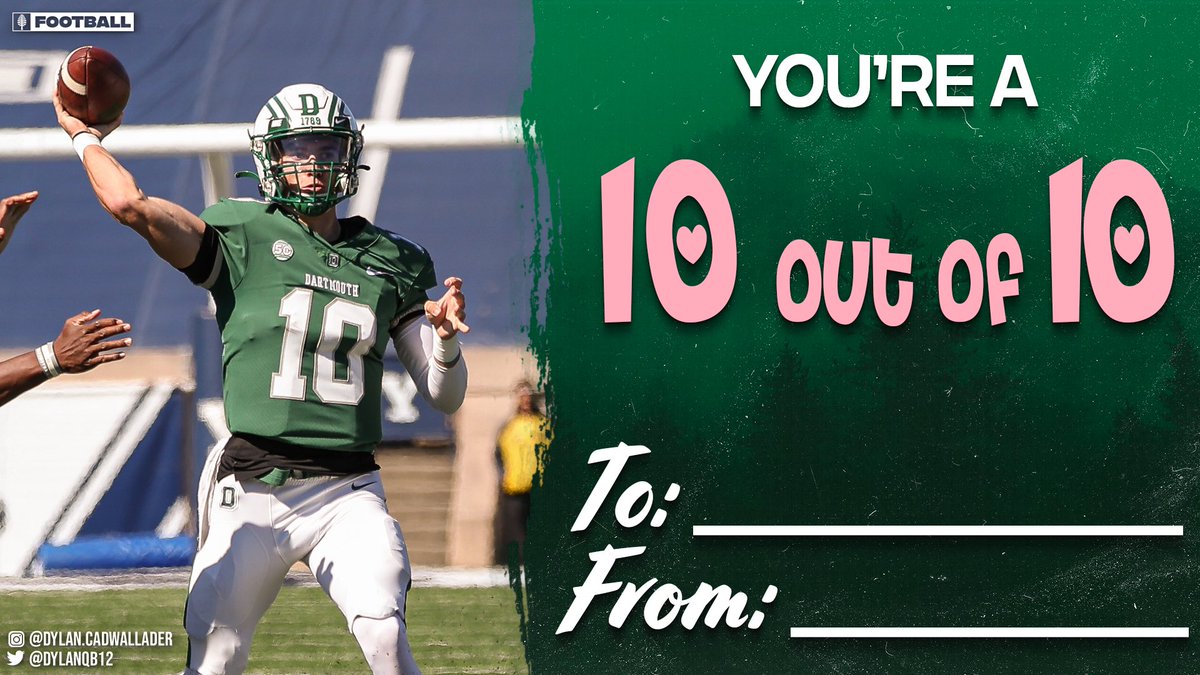 DartmouthFTBL's tweet photo. From us to you 💚

#TheWoods https://t.co/m7ujc3WQSY