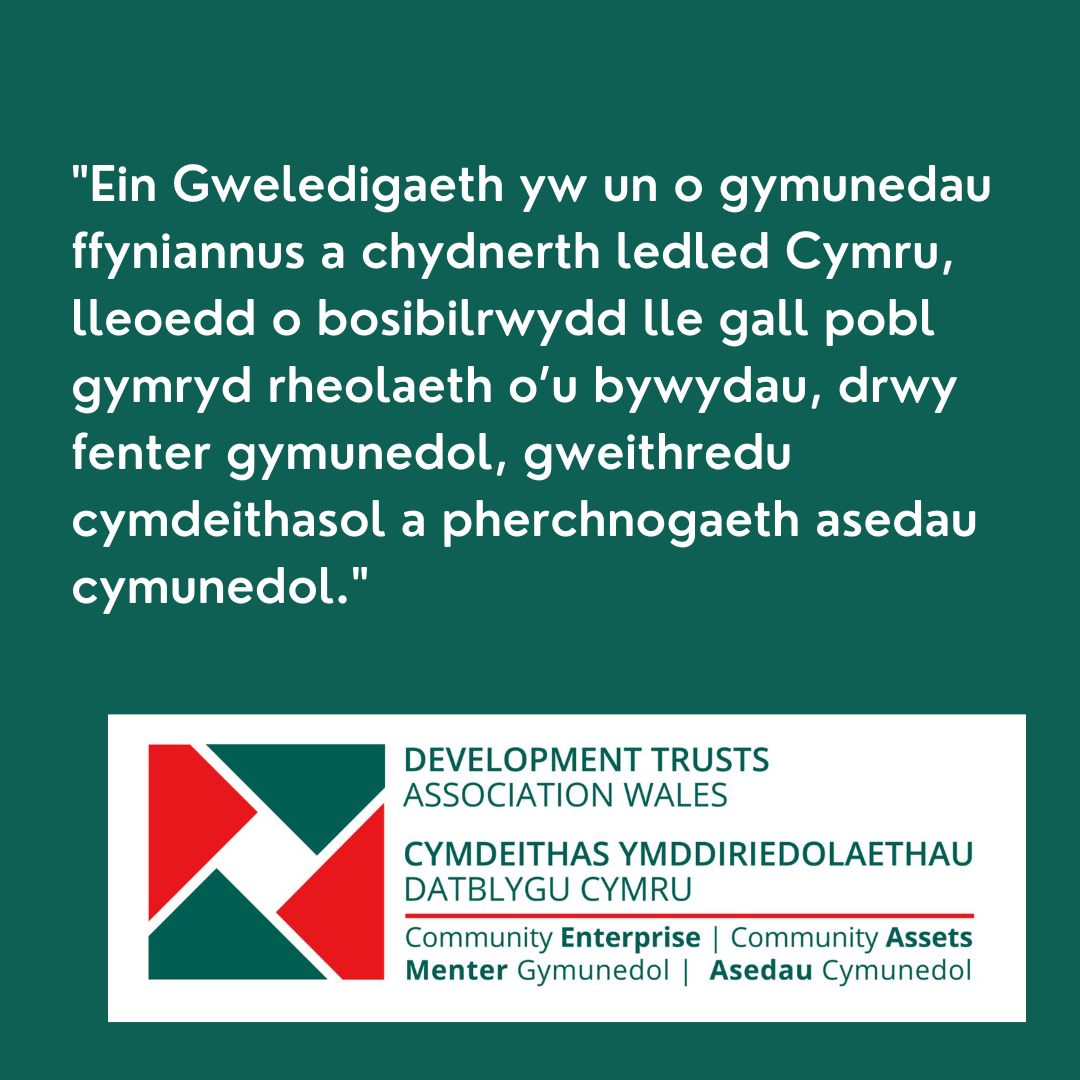 Pwy ydy @DTAWales, y sefydliad sy'n rhedeg y rhaglen Egin? / Who is DTA Wales, the organisation running Egin? Find out more at dtawales.org.uk or email us at info@dtawales.org.uk #communityassets #wales #cymru #cymunedaucymraeg