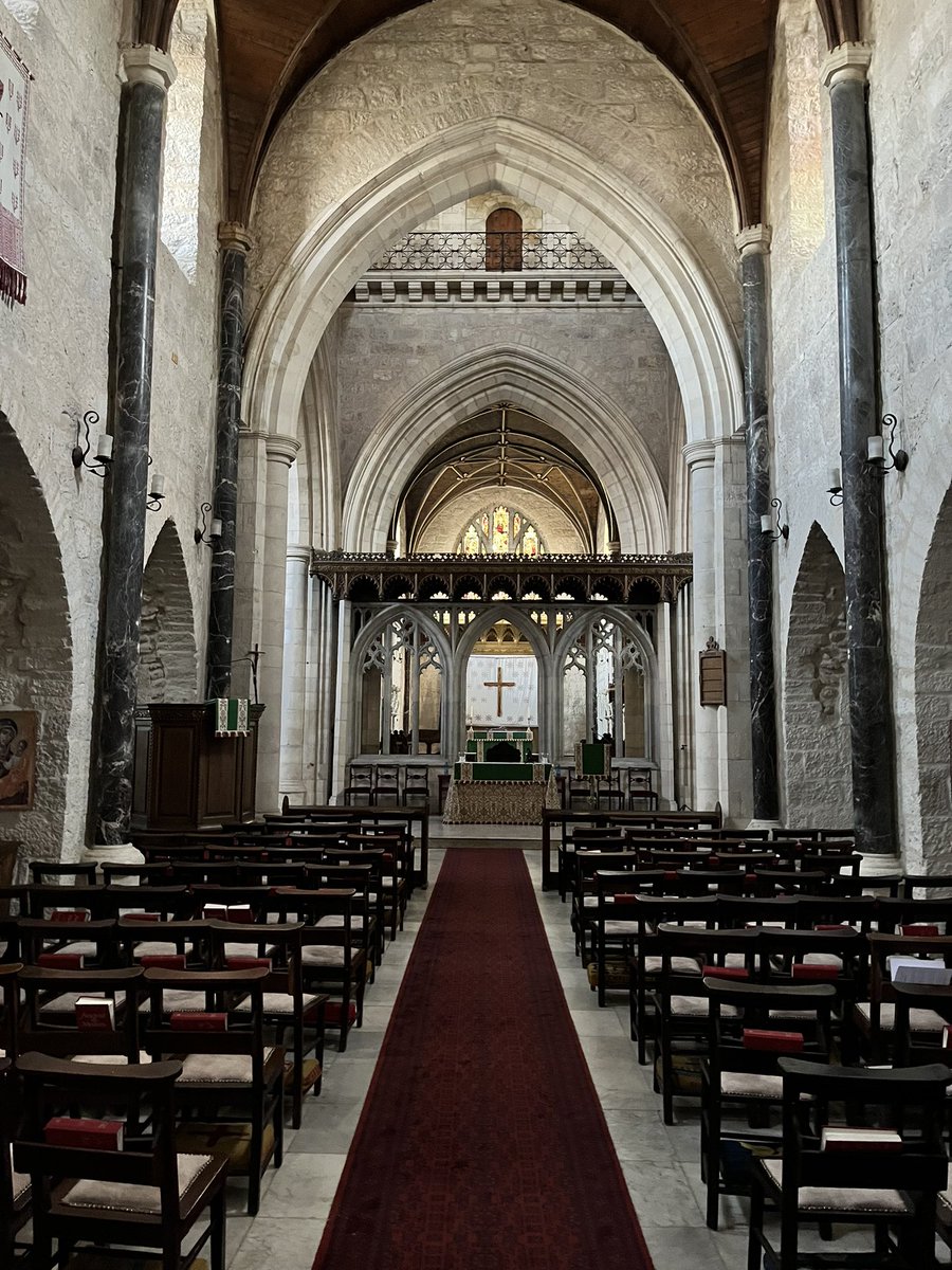 What an amazing first day with other Christian Leaders and @fodip as we spent time peace-ing together the Holy Lands. Also thanks to @sgcjerusalem for welcoming us to St George Cathedral as we broke bread together this morning. Lots more thinking to do but lots to thank God for.