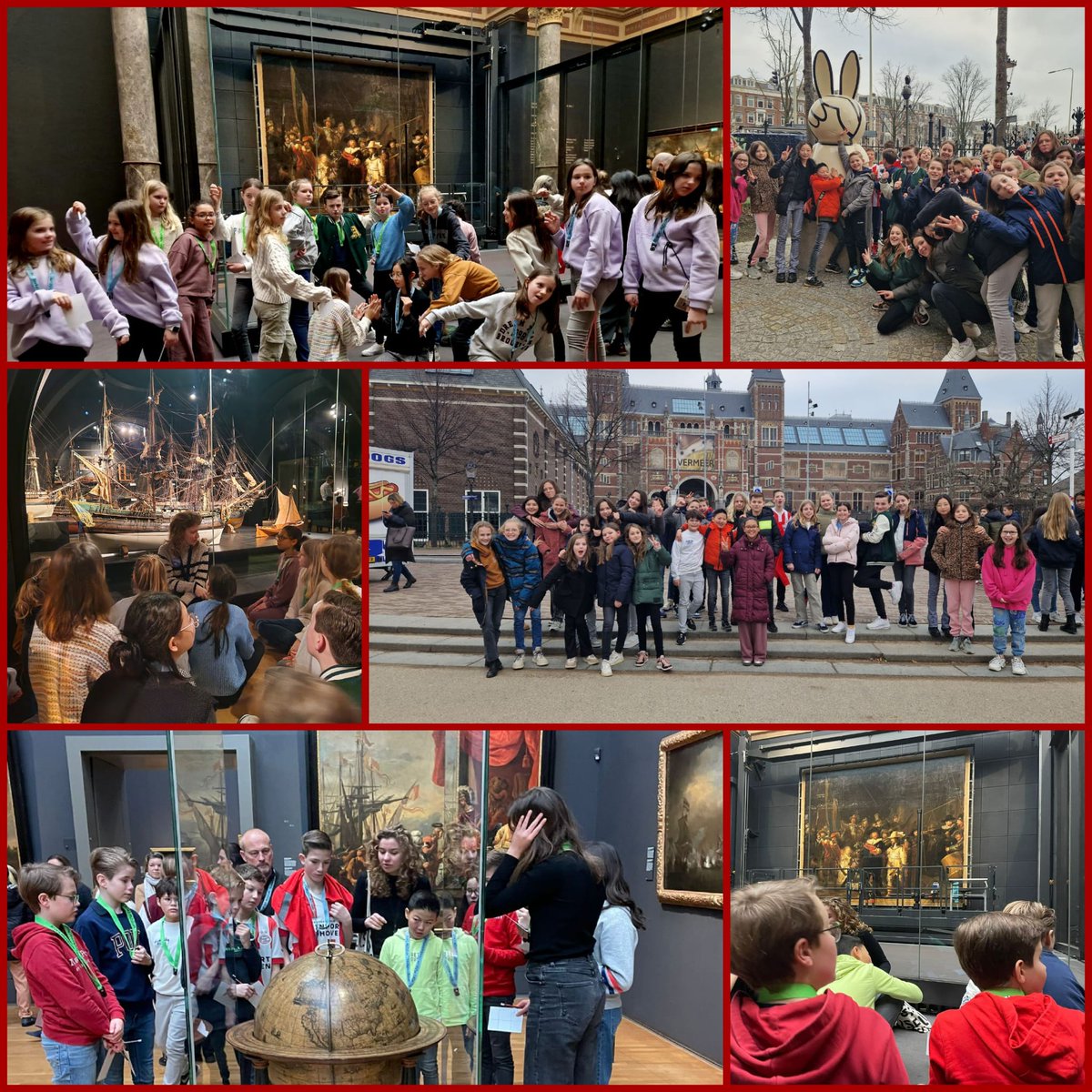 Groep 8 op bezoek in het Rijksmuseum. De leerlingen kropen in de huid van een zeventiende-eeuwse scheepstekenaar. Ze kregen een rondleiding door het museum en maakten een getekend reisverslag met zelfgemaakte inkt.
#Brandevoort
#Brainportonderwijs 
#rijksmuseum 
#kuvo
