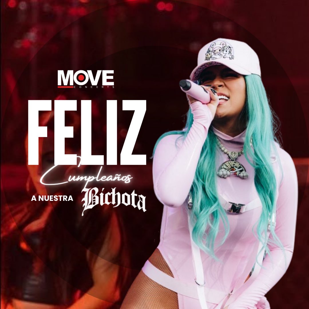 moveconcertspr_'s tweet photo. Hoy esta de cumpleaños La Bichota🎉Marzo será #unachimba PR🇵🇷 https://t.co/7Afl7s1T7h