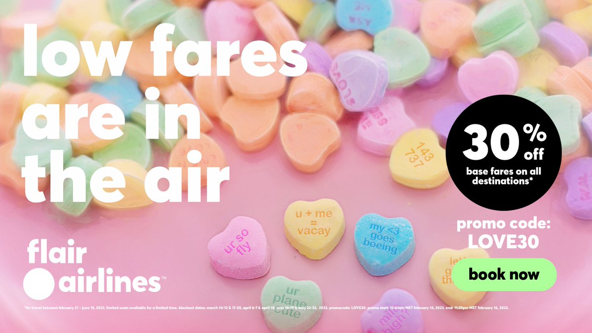flair airlines on Twitter "Low fares are in the air ️ From now until
