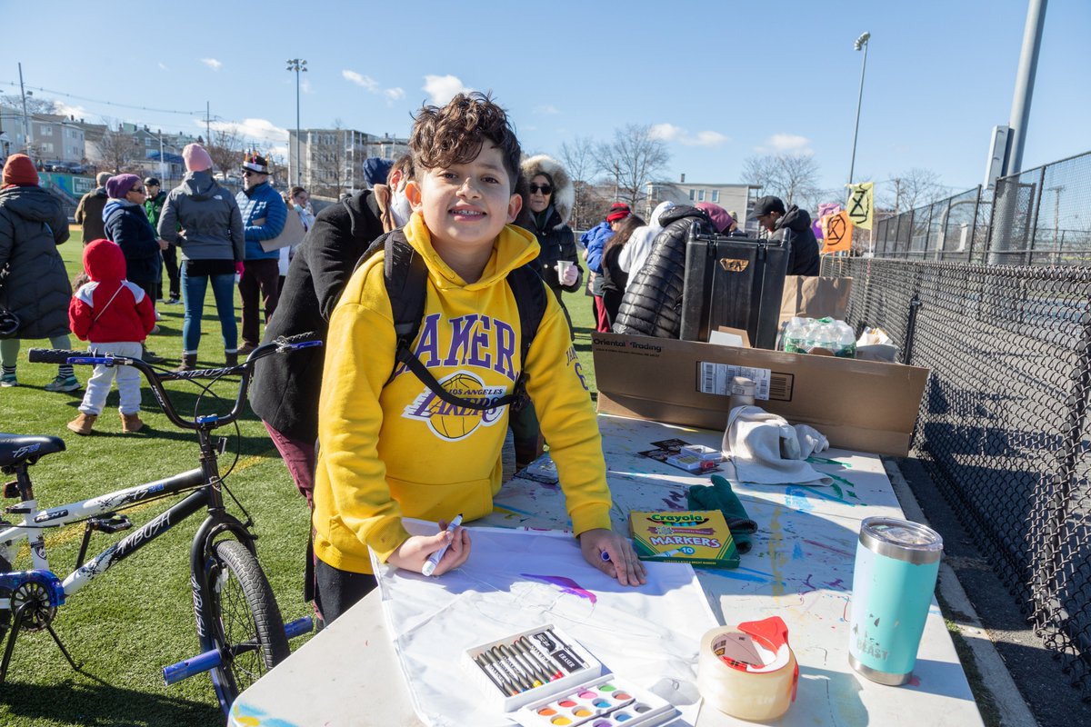 GreenRootsEJ's tweet photo. Our Eastie family joined GreenRoots at American Legion Playground (right across the Eversource substation site) for WinterFest on Sat!

The #NoEastieSubstation fight has always been about community &amp; it continues until we transform the way we site dangerous infrastructure in MA. https://t.co/HBw4q2Ky5S
