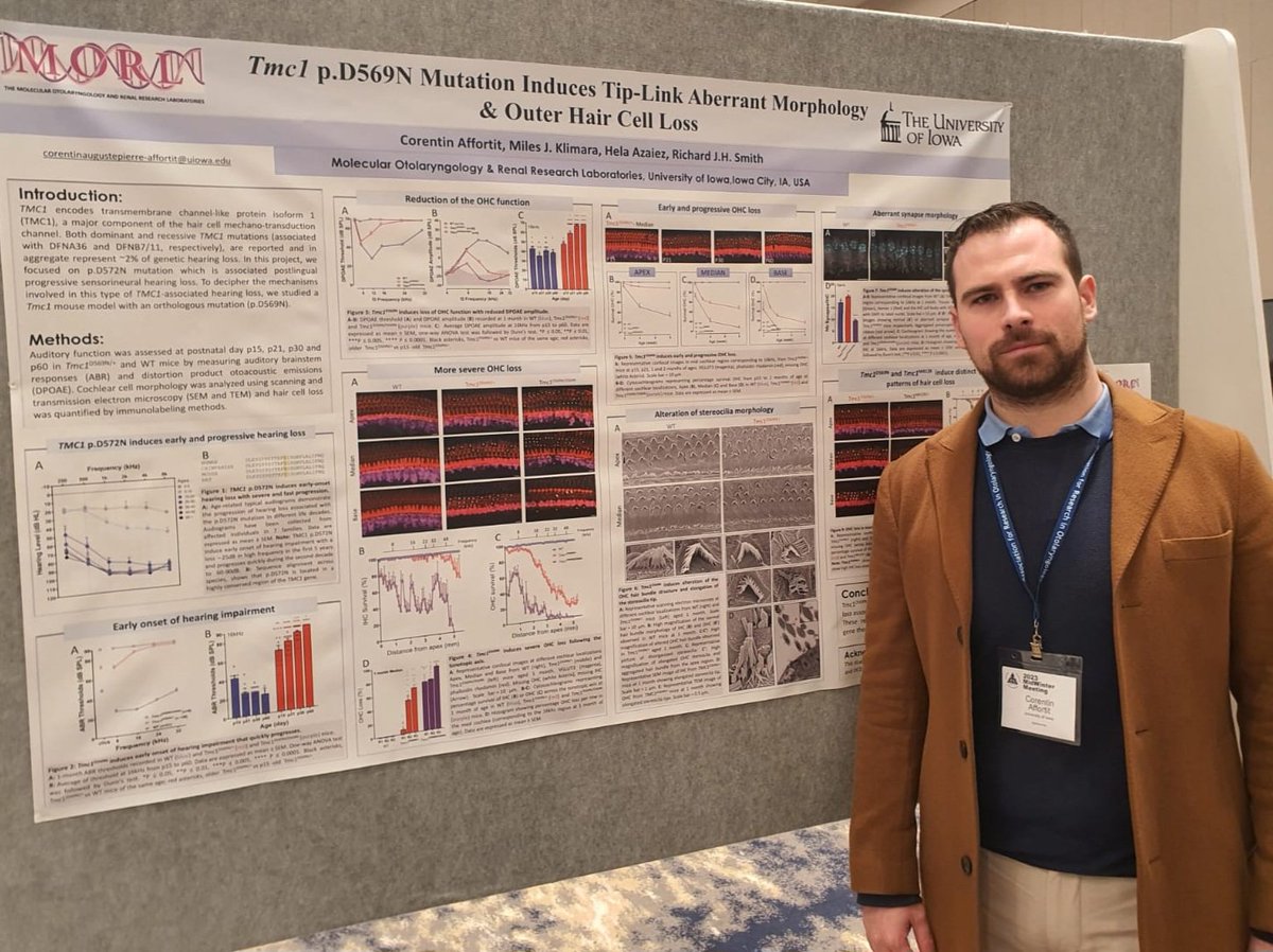 Affortit_C's tweet photo. My poster is up. Come visit me this afternoon at TU88 #ARO2023 @MORL_UIowa @AROMWM https://t.co/4x3mRu3bfO