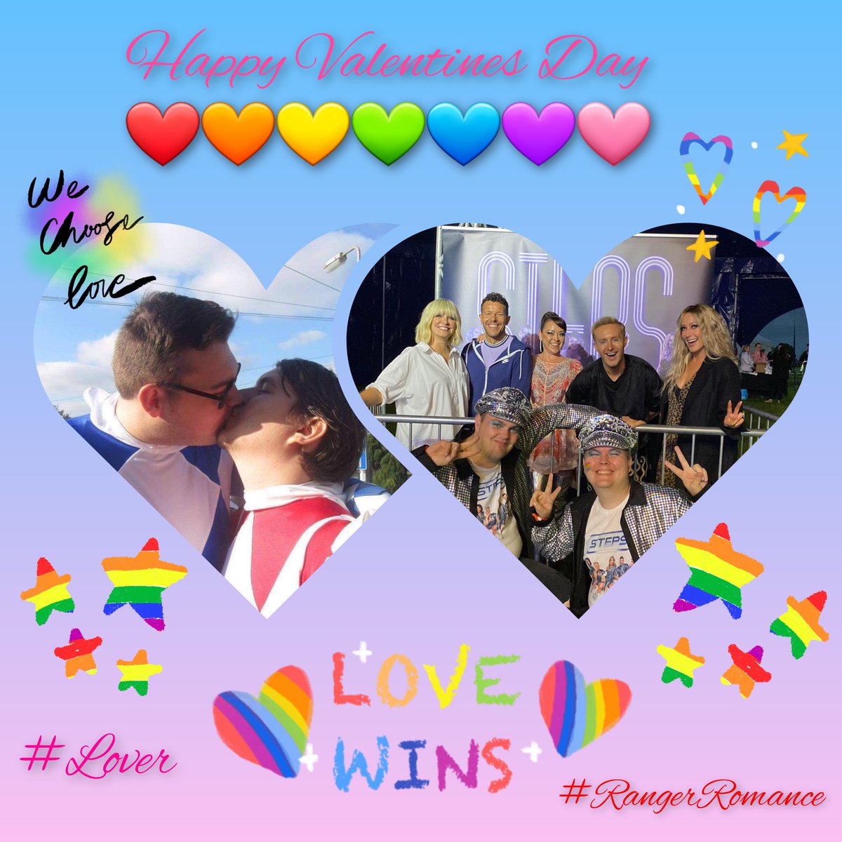 JoeBoyTiger1992's tweet photo. Happy Valentines Day to my lover Blue Ranger @GStarGary ❤️💙 x x x x x
#valentines2023 #LoveWins #GayCouple #LoveisLove #GayBrighton #RangerRomance #HappySteptacularValentinesDay #ItsMorphinTime #Morphinomenal #RedRanger #BlueRanger #HappyValentinesDay https://t.co/X3qmSWxO60