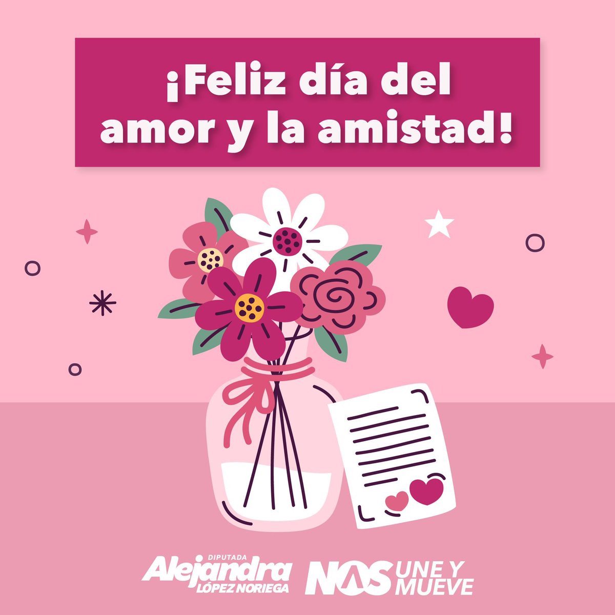 En este día tan especial, celebremos el amor propio, a nuestro trabajo, a hacer lo que nos apasiona, pero también al compañerismo y la amistad, que es parte fundamental de nuestra vida.
¡Feliz San Valentín!