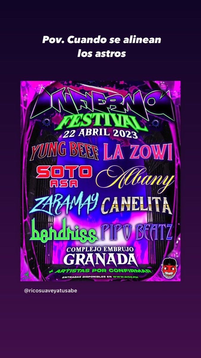 carlenne99's tweet photo. El mejor cartel del 2023 https://t.co/ffKPTqL22B