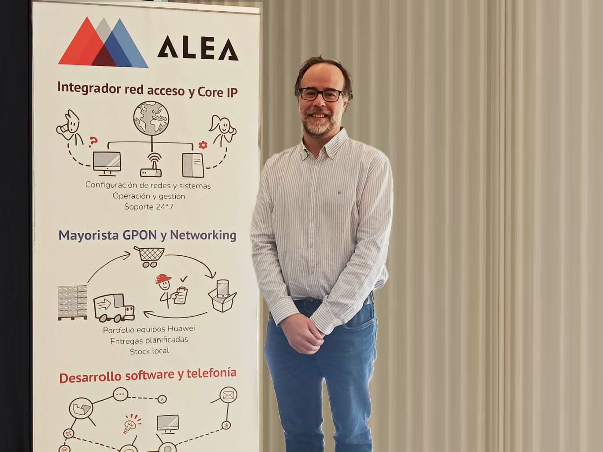 aotec_es's tweet photo. Actualizando conocimientos en las #JornadasOperadores de @HuaweiSpain y @aleashop_es.
Una intensa sesión de trabajo en Castelldefels a la que ha acudido nuestro director ejecutivo de @aotec_es Gonzalo Elguezábal. #juntossumamos.
#WifiMesh #HomeInsight #AleaNetworking https://t.co/KTQ2J8ASDp