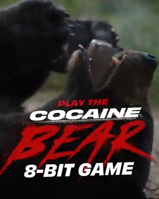 DiscussingFilm on Twitter: "An 8-bit ‘COCAINE BEAR’ game is now