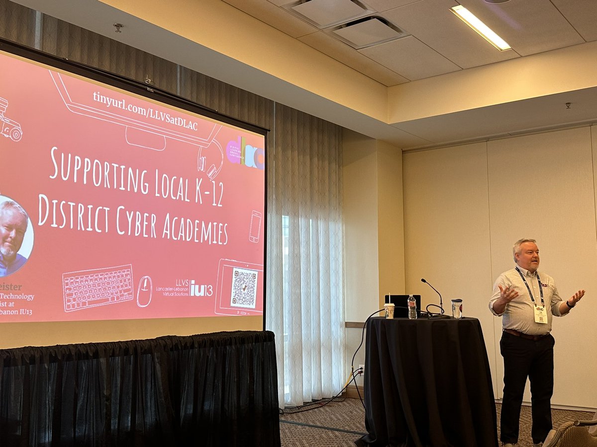tim_leister's tweet photo. Thanks to #DLAC23 for the opportunity to present on the supports that our @LLVSatIU13 team provides to our local @IU13 districts at this year’s conference. https://t.co/yPcauXAV1t
