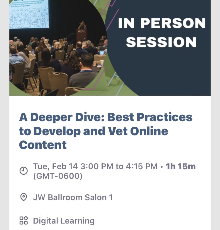 K12QM's tweet photo. Join us as we continue our build or buy community track at #DLAC23 today we are taking a deeper dive into all of the considerations and quality components that should be on your radar! https://t.co/VO4piwWl6k