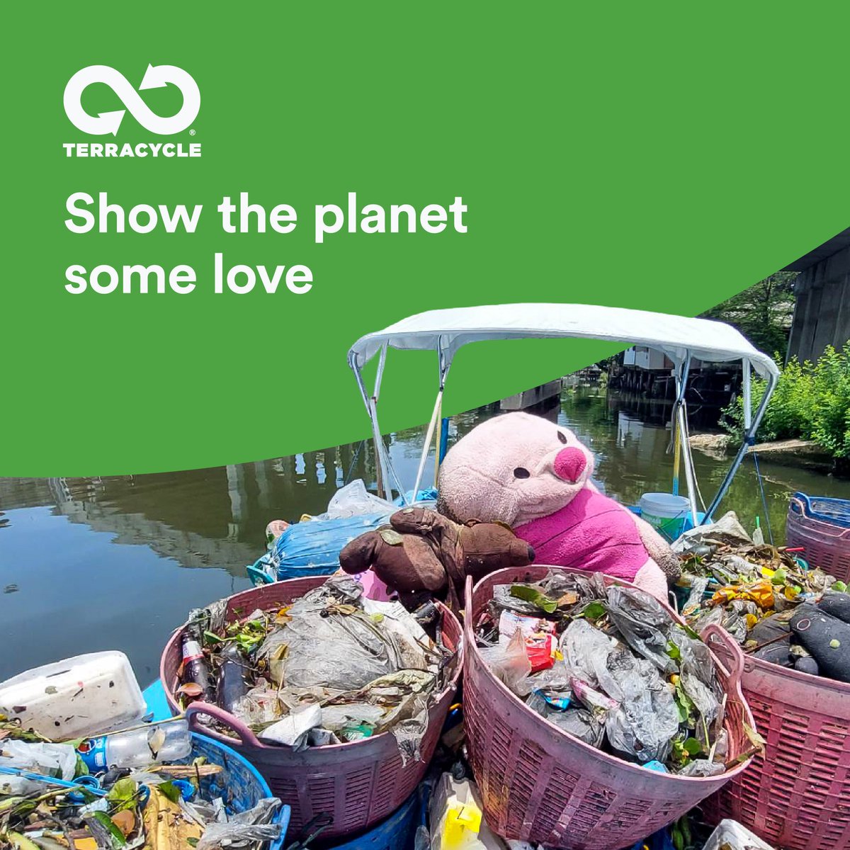 Did you know stuffed animals are among the most commonly removed pieces of waste in Thailand's canals and waterways? 🧸💔 Learn more about <a href="/TerraCycleTCGF/">TerraCycle Global Foundation</a>'s mission to reduce the flow of plastic waste to our oceans at terracyclefoundation.org 🌊