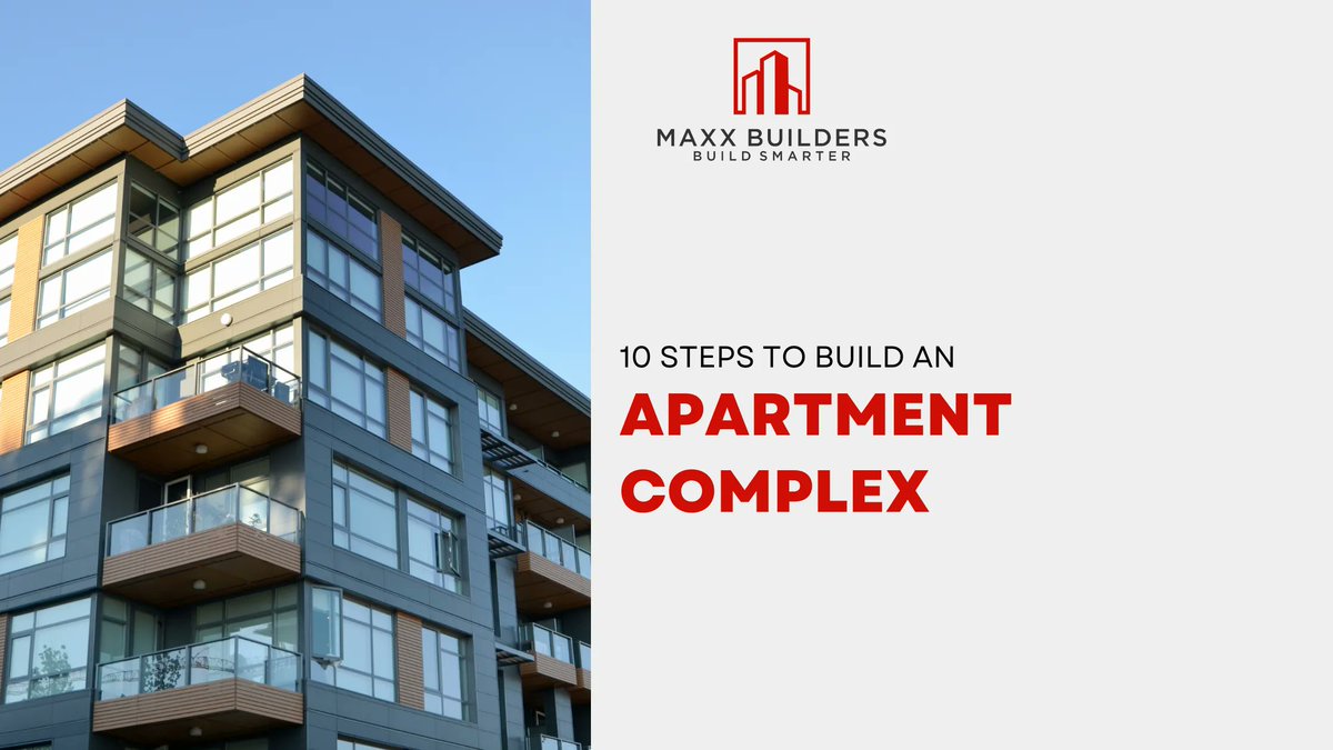 Maxxbuilders's tweet photo. Ready to take the leap and build your own apartment complex? Follow these 10 steps and make your vision a reality. Click link below to read blog! #Apartmentconstruction #credevelopment
 
https://t.co/HIE5zsROrz https://t.co/IbcjdeyB7I