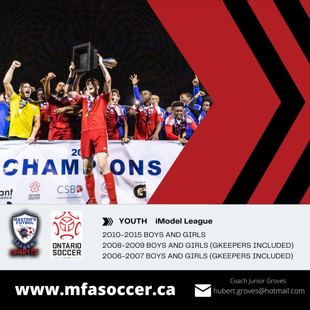 Junior_Groves's tweet image. MFA IS A  NATIONALLY CERTIFIED SUCCESSFUL SOCCER ACADEMY ON THE BORDER OF SCARBOROUGH /PICKERING.    Soccer school intake for the summer starts now...MFA intake is age 8  to professionals.  
CONTACT Coach Groves 416 452 8271 TEXT
EMAIL: hubert.groves@hotmail.com