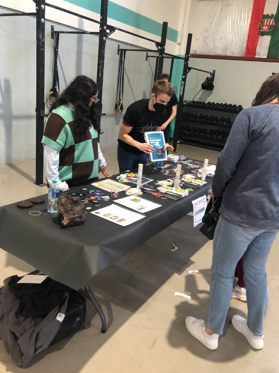 This past Saturday our Astro grads did some tabletop activities for International Day of Women and Girls in Science with GirlsInc of Monroe County! Great job to Natalia Navarro, Brandon Radzom, and Kristin Baker!