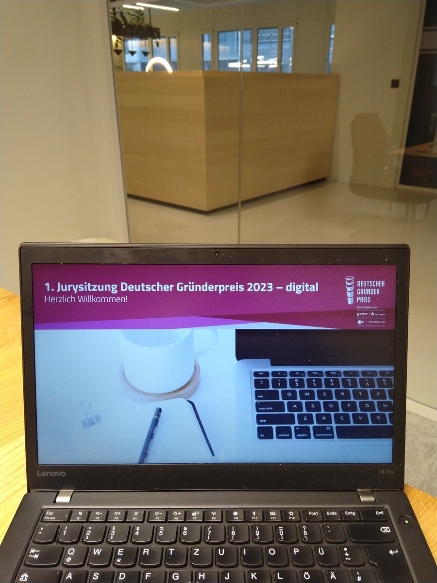 Das war ein langer aber toller Tag - Heute fand hier die 1. digitale Jurysitzung des Deutschen Gründerpreises 2023 statt. 💖lichen Dank an alle Jurorinnen + Juroren für die Ausdauer und den diskussionsfreudigen Austausch. Wir machen nun mit den Top 30 weiter.