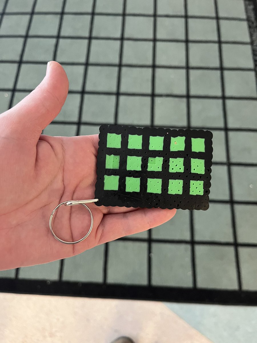 MrsCraigSSRCE's tweet photo. One of my students made me a keychain of our meeting area carpet for Valentines. 🥰 I just love it so much! https://t.co/tVbHWlW1Sj