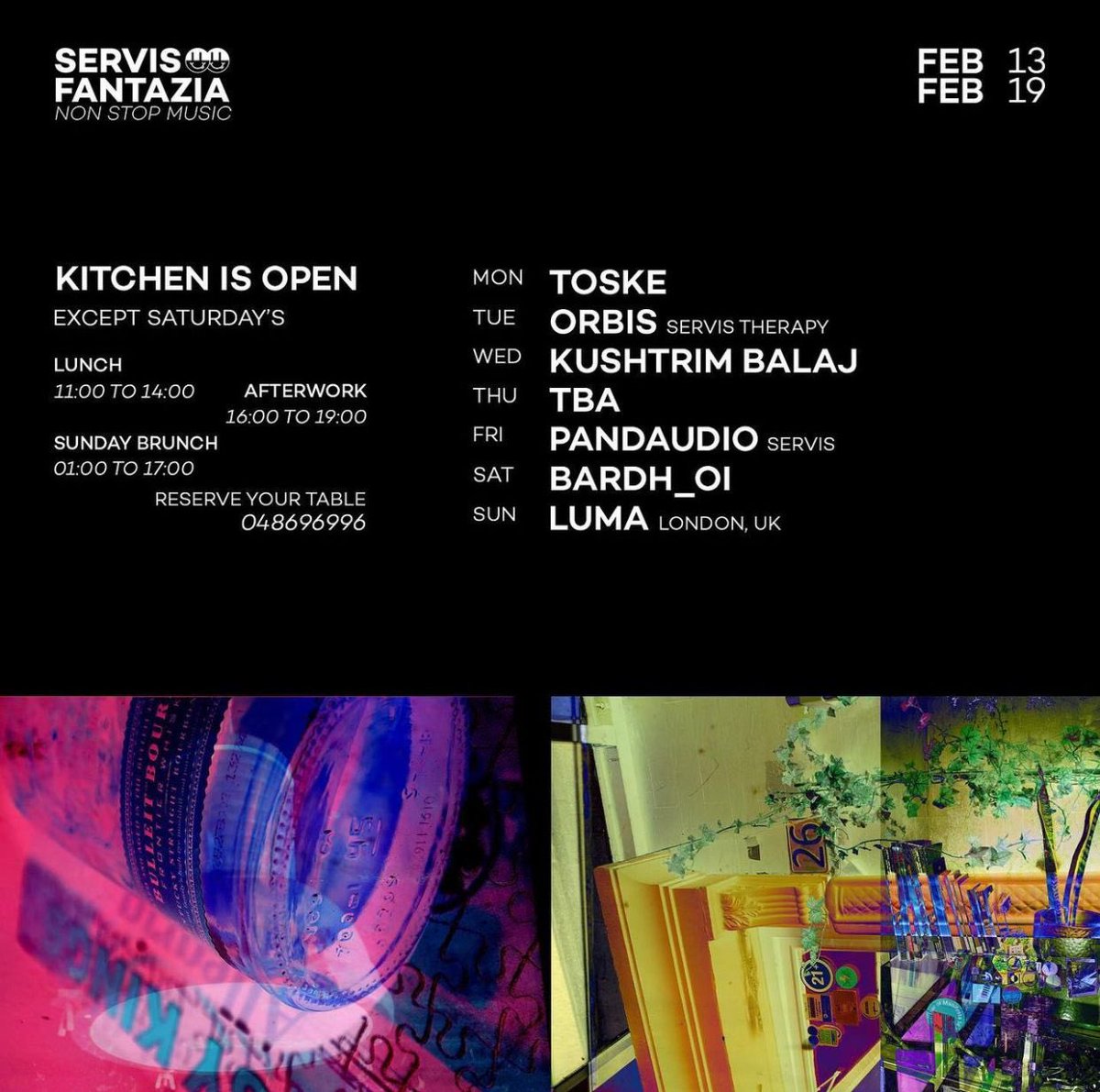 servisfantazia's tweet photo. Take a look at this week's nonstop DJ sets & selections taking place here at Servis Fantazia⚡️
#listeningbar #funktionone #servisfantazia #servisorg #Prishtina https://t.co/hVEvMHOqQQ