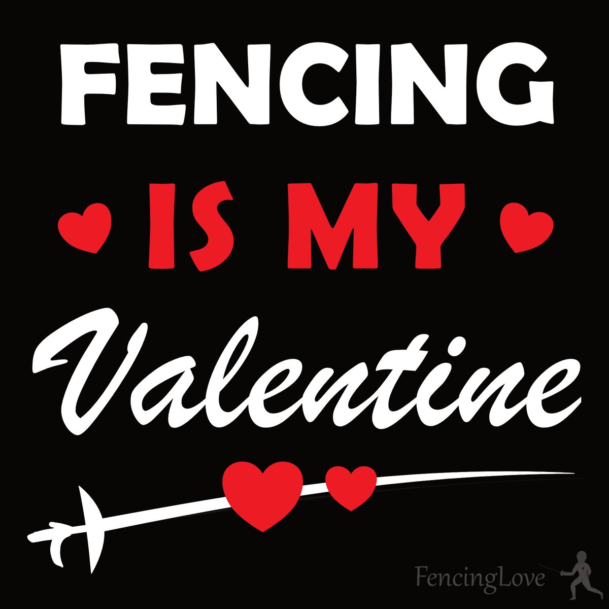 FencingLove_com's tweet image. Happy Valentines Day to all #fencers! ❤️🤺#fencing