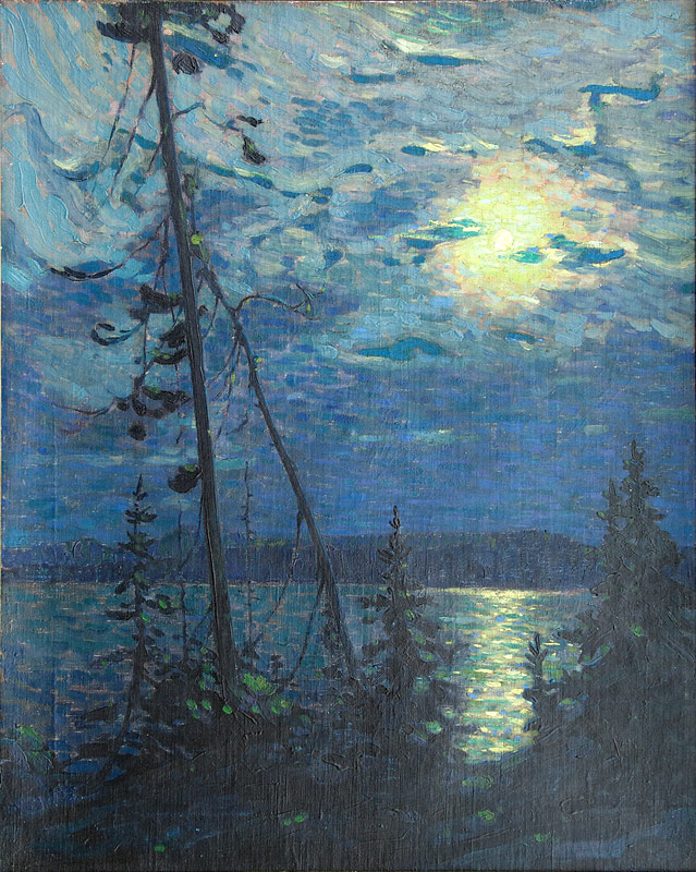 TTLastSpring's tweet photo. 1915-16 Moonlight Oil on canvas found at Crombie House https://t.co/pppl1LXP5J https://t.co/bros0a33Bl