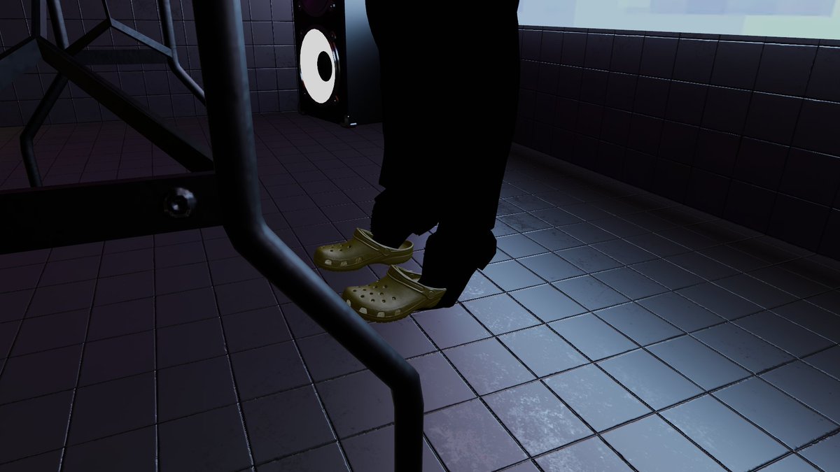 jflobeatbox's tweet image. You&apos;re not a true VR performer unless you wear crocs on your tippy toes #modularmondays