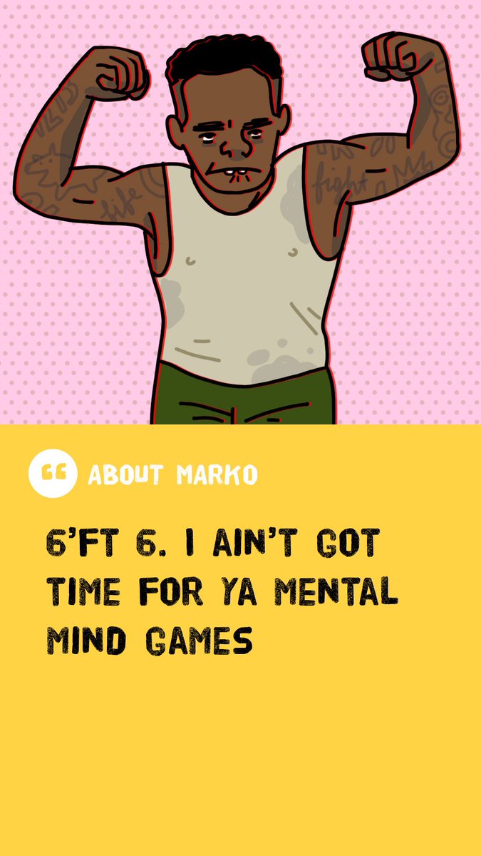 che_saunders's tweet photo. In honor of #ValentinesDay enjoy reading real dating bios of dudes I’ve come across (illustrated for laughs) https://t.co/AEc50qlx8S