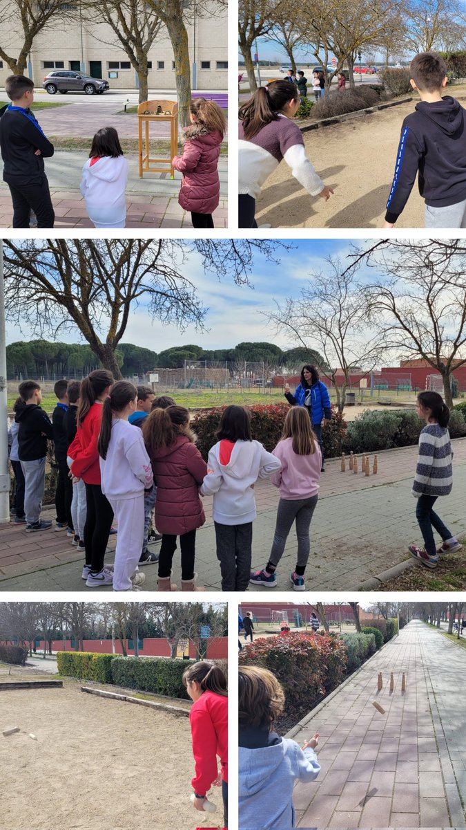 Diversión y aprendizaje a través de los Talleres de "Juegos Tradicionales" para 3°y 4 de #Primaria en <a href="/AAldeamayor/">Ayuntamiento de Aldeamayor</a> dentro del Programa de Juegos Escolares, Curso 2022-2023, organizados por <a href="/DeportesDip_Va/">Deportes Diputación de Valladolid</a> y <a href="/Dip_Va/">Diputación de Valladolid</a> <a href="/cfievalladolid/">CFIE VALLADOLID</a> <a href="/educacyl/">Educación JCyL</a> #centroseducacyl