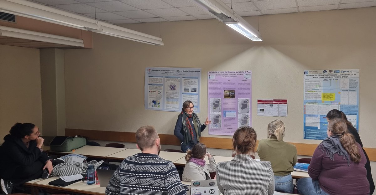 JPI_CE2COAST's tweet photo. Constructive critique of student posters towards better communication of science on the second day of the #CE2COAST Winter School https://t.co/XiqWVg3w52