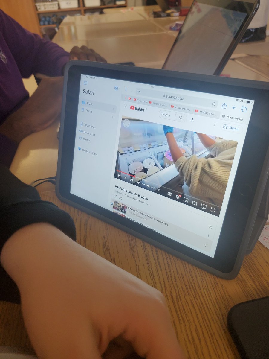 MissJFernandes's tweet photo. Creating a checklist for our tasks at co-op while watching our 360 video of the task! @StFXSOS @hcdsbsteam @jodij30 https://t.co/3irQGqOE0G