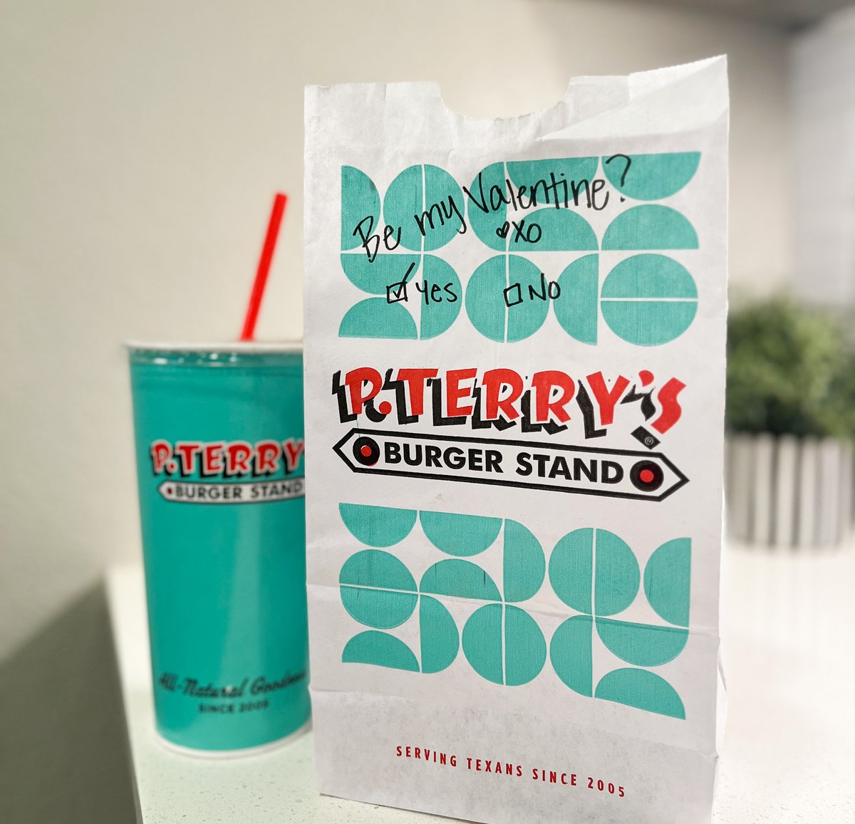 pterrys's tweet photo. There’s no better way to say ‘I love you’ than with a bag full of P.T.’s ❤️ Happy Valentines Day! https://t.co/1JdtufOwvt