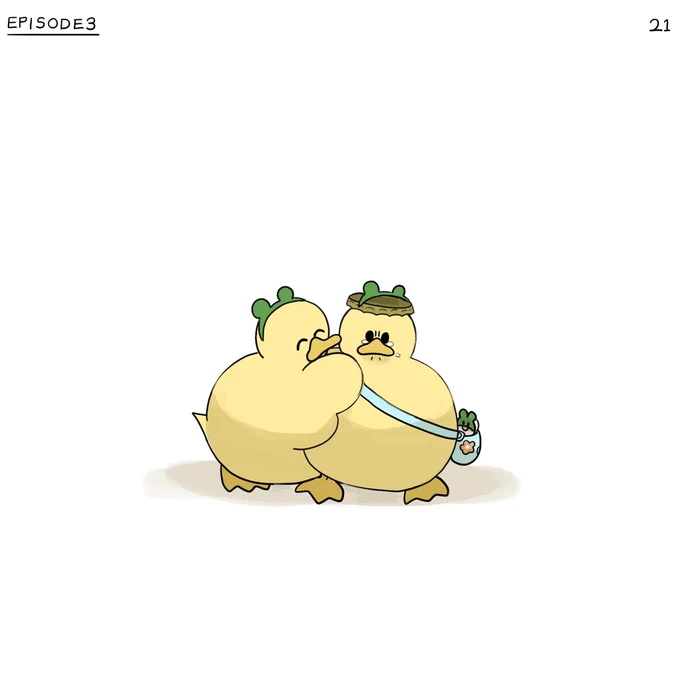 Your friends comforted you. 