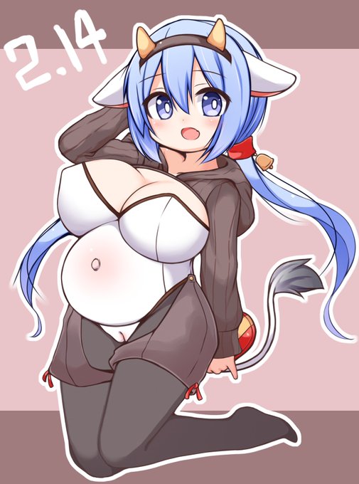 バレンタインデーなので。
バニー+乳牛でバ乳牛とかなんとか。 