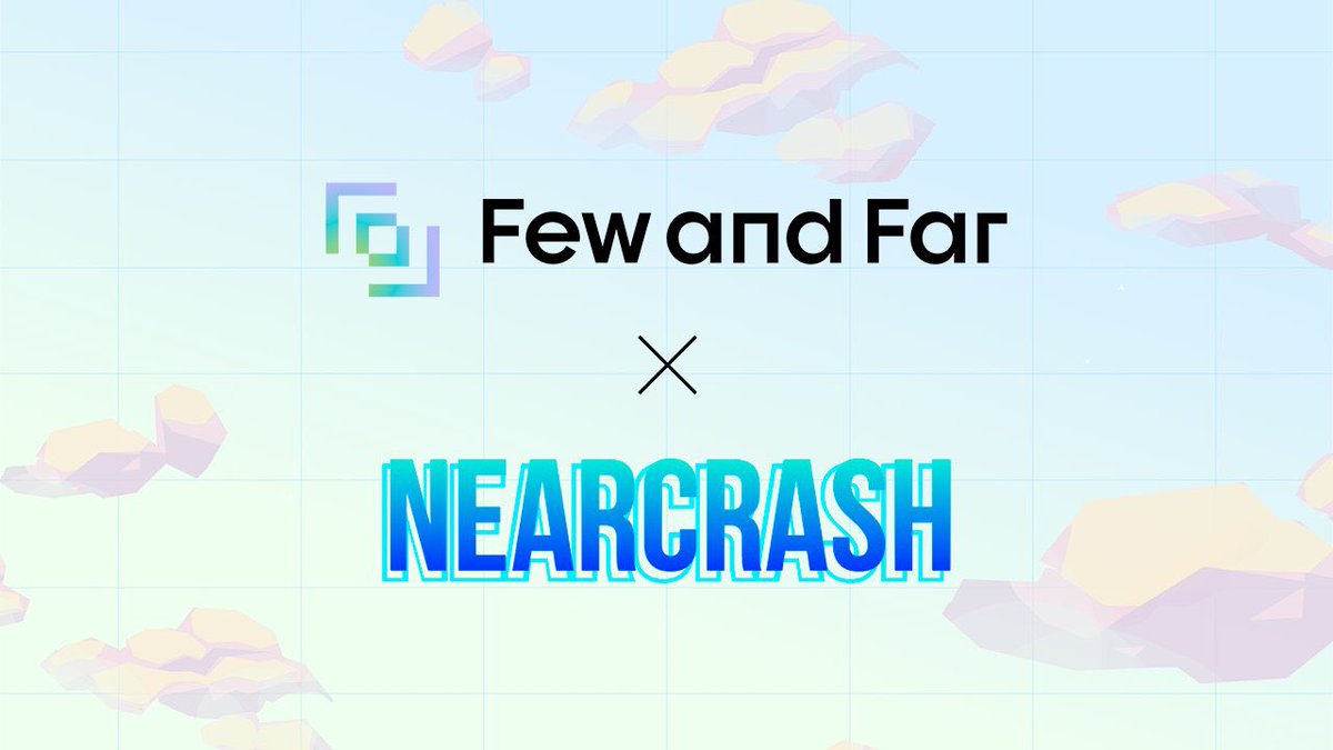 News1Lead's tweet photo. 🤝 @FewandFarNFT has joined forces with @NearCrash_io.

🤝 #Nearcrash is a simple, fun and social game. The game consists of a rocket that goes up and up, until it randomly crashes.

🔽 INFO
https://t.co/04AjUTANB9 https://t.co/dPLoCwuVwx